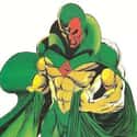 Vision on Random Top Marvel Comics Superheroes