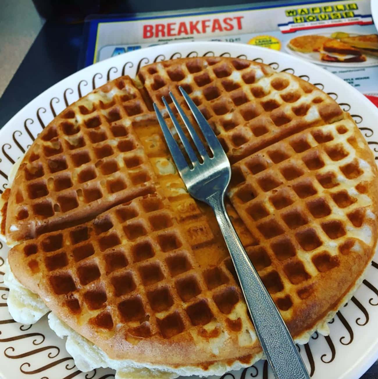 Eat A Free Waffle At Waffle House