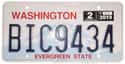 Washington on Random State License Plate Designs