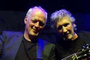 David Gilmour and Roger Waters