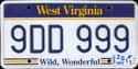 West Virginia on Random State License Plate Designs