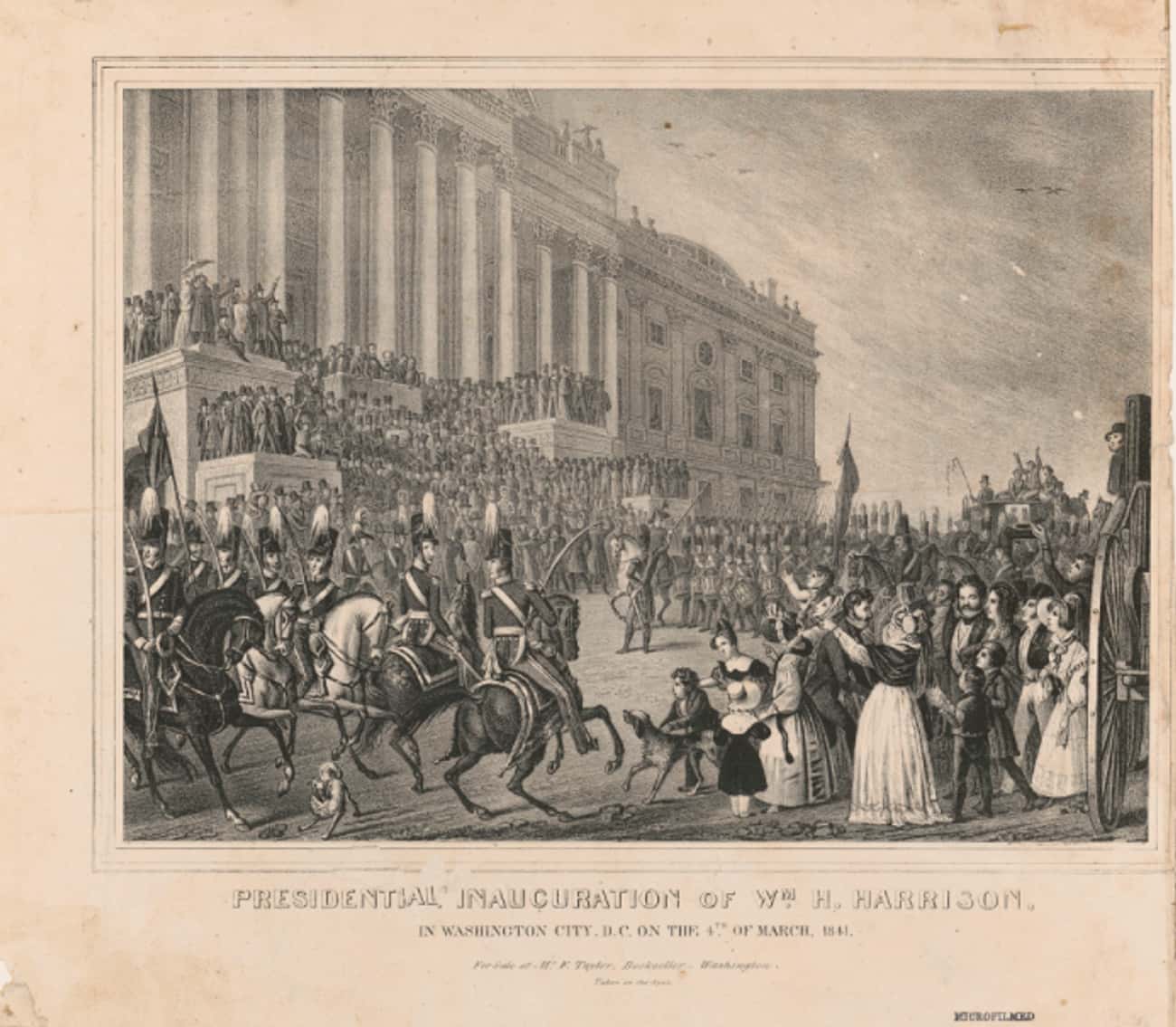 William Henry Harrison, March 4, 1841 - Washington, DC
