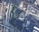 World Trade Center on Random Google Earth Satellite Pics Of Exact Spots Where Historical Events Happened