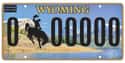 Wyoming on Random State License Plate Designs