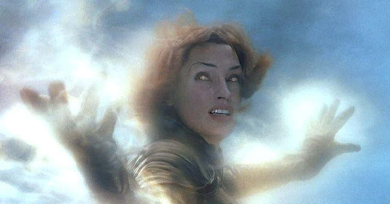 Jean Grey Using Her Telekinesis Outside Of The X-Jet In 'X2: X-Men United'