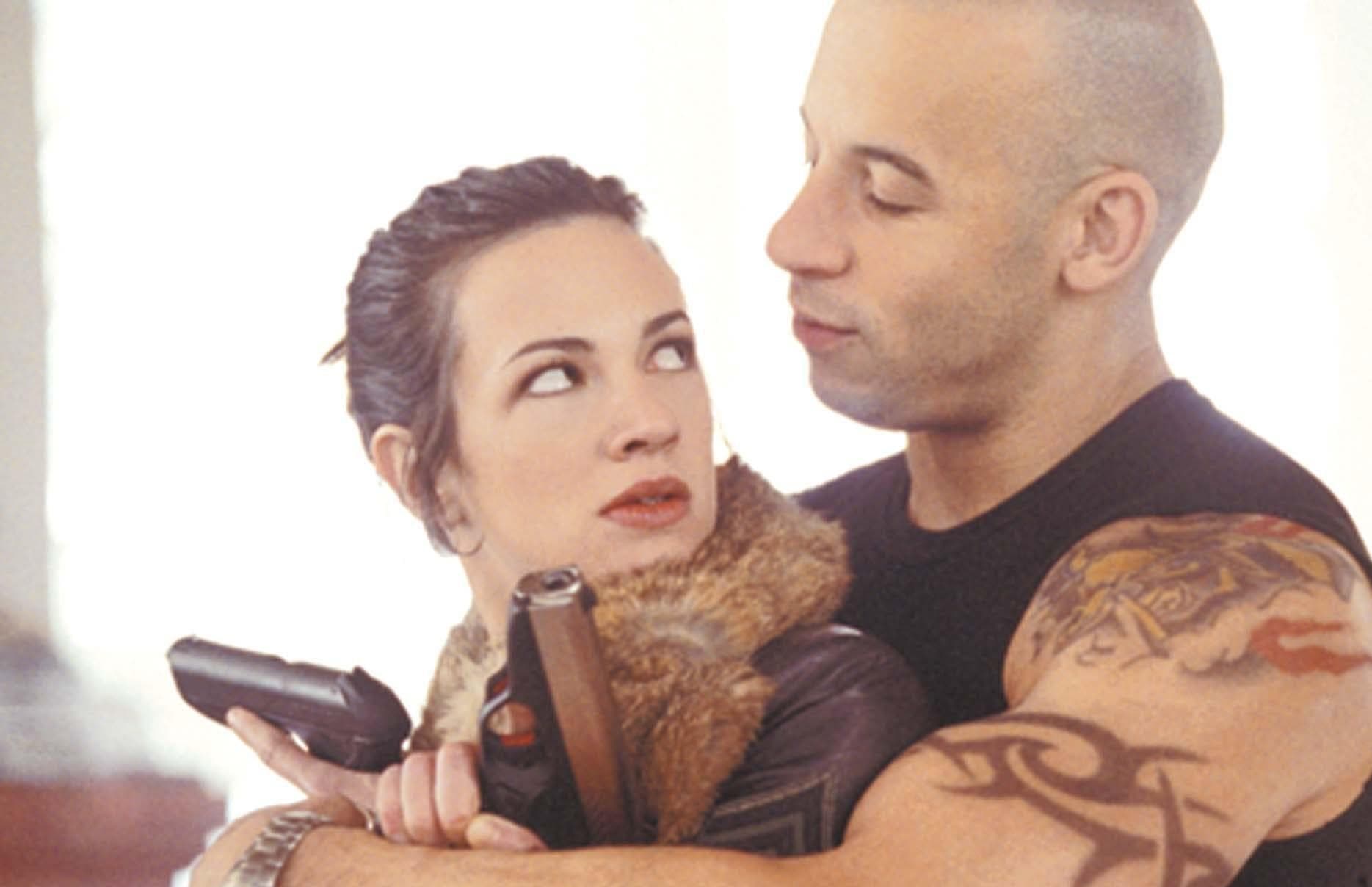 Vin Diesel And Asia Argento In "XXX"