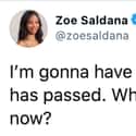 Zoe Saldana on Random 'Black Panther' Cast And Marvel Family Pay Tribute To Chadwick Boseman