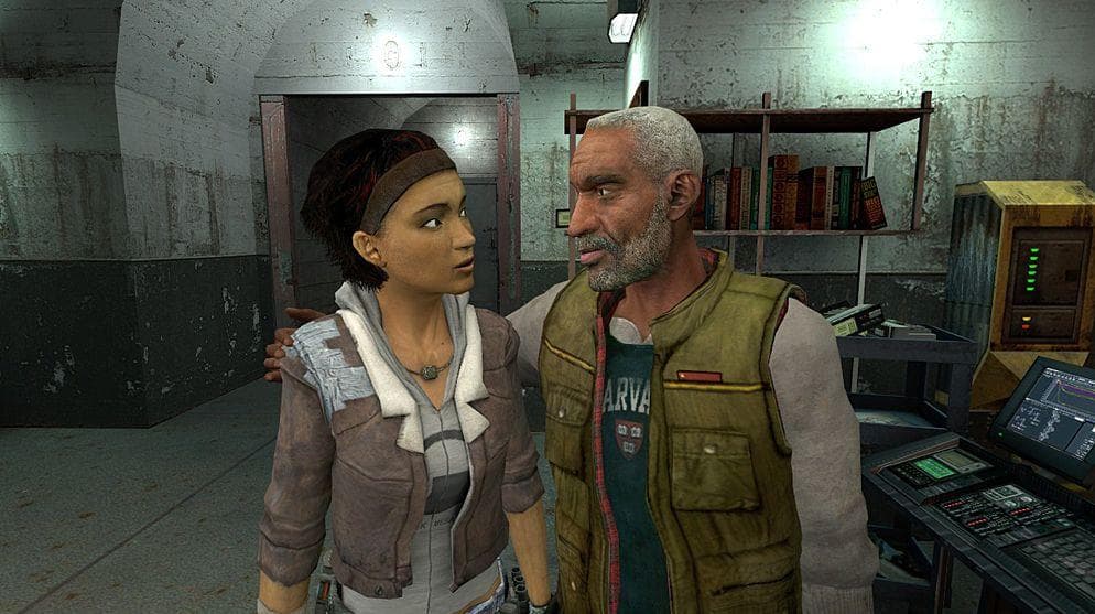 Half life 2 алекс. Доктор илай вэнс. Последняя вэнс. Илай вэнс half life 1. Илай вэнс.