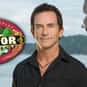Jeff Probst, Rob Mariano, Rupert Boneham   Survivor is a reality game show produced in many countries throughout the world. In the show, contestants are isolated in the wilderness and compete for cash and other prizes.
