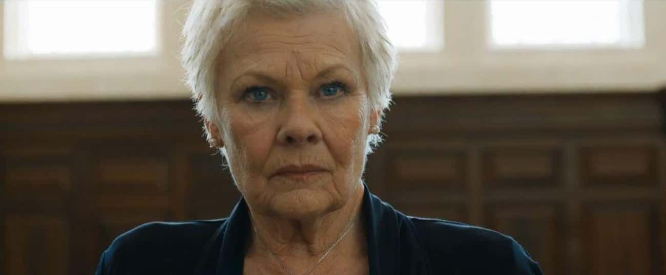 M In 8 James Bond Films, Played By Dame Judi Dench