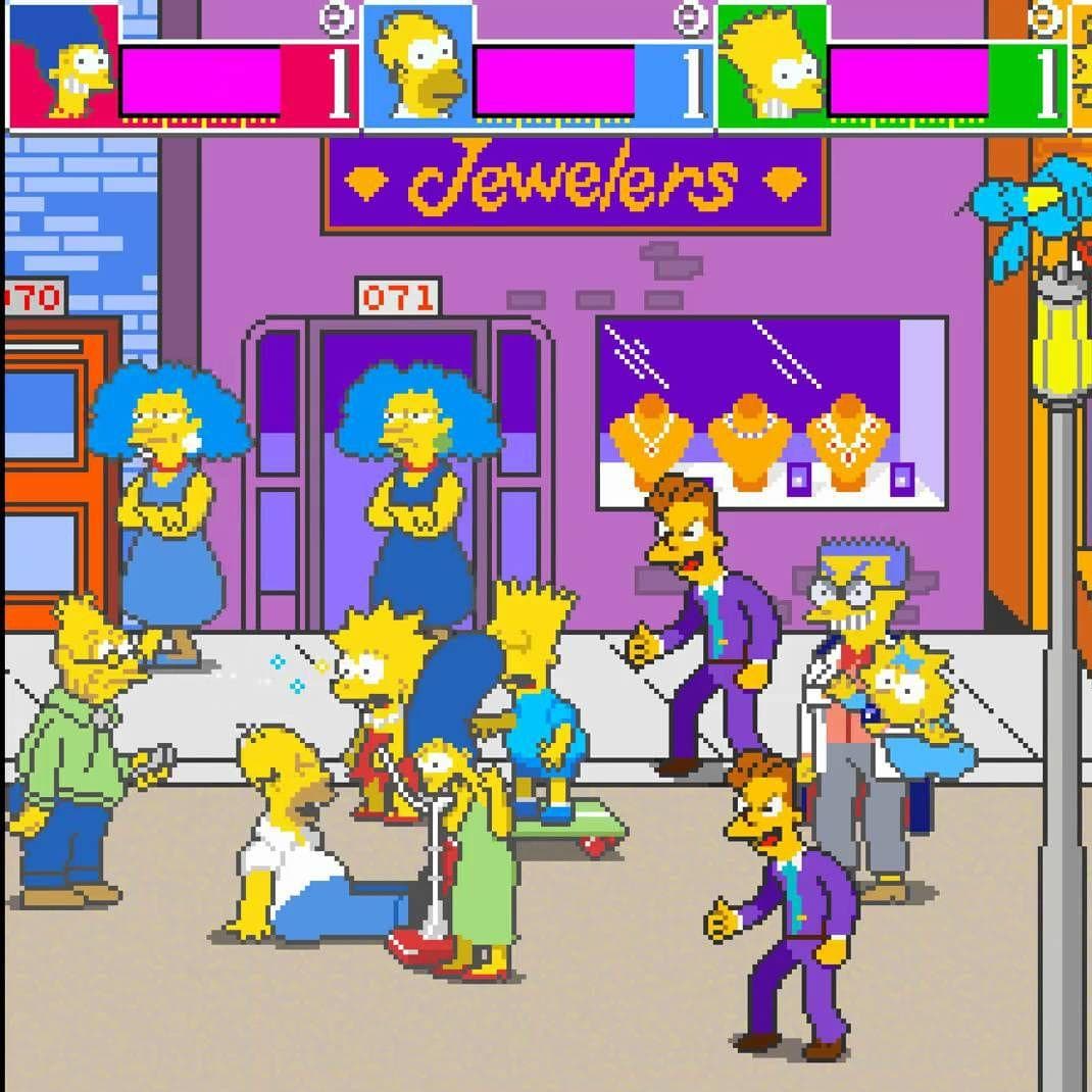 The Simpsons Arcade Game