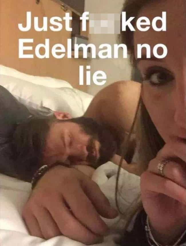 Julian Edelman is listed (or ranked) 7 on the list Groupies Who Took Pictures Of Celebs After Sleeping With Them