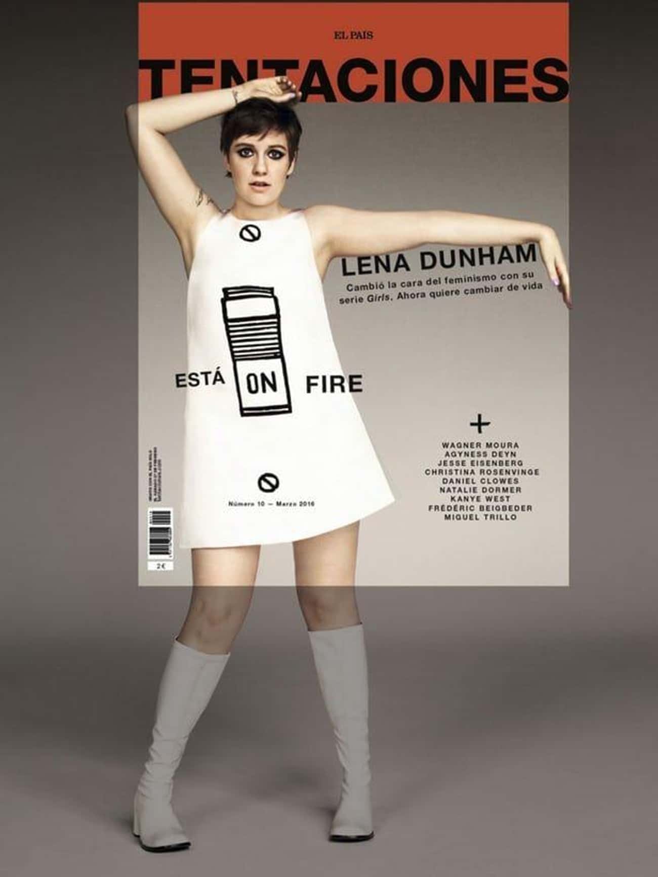 Lena Dunham Refused To Be Slimmed Down In A Magazine Photo