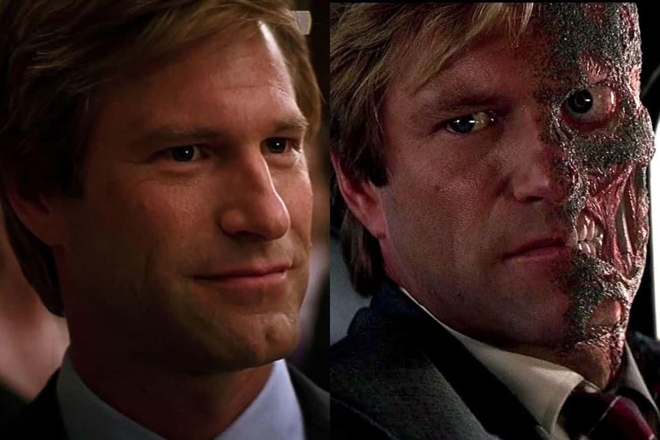 In ‘The Dark Knight,’ Aaron Eckhart Plays A Lawful D.A. And A Vigilante With Nothing To Live For