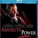 1997   Absolute Power is a 1997 American political thriller film produced by, directed by, and starring Clint Eastwood.