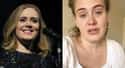 Adele on Random Pop Stars With And Without Makeup