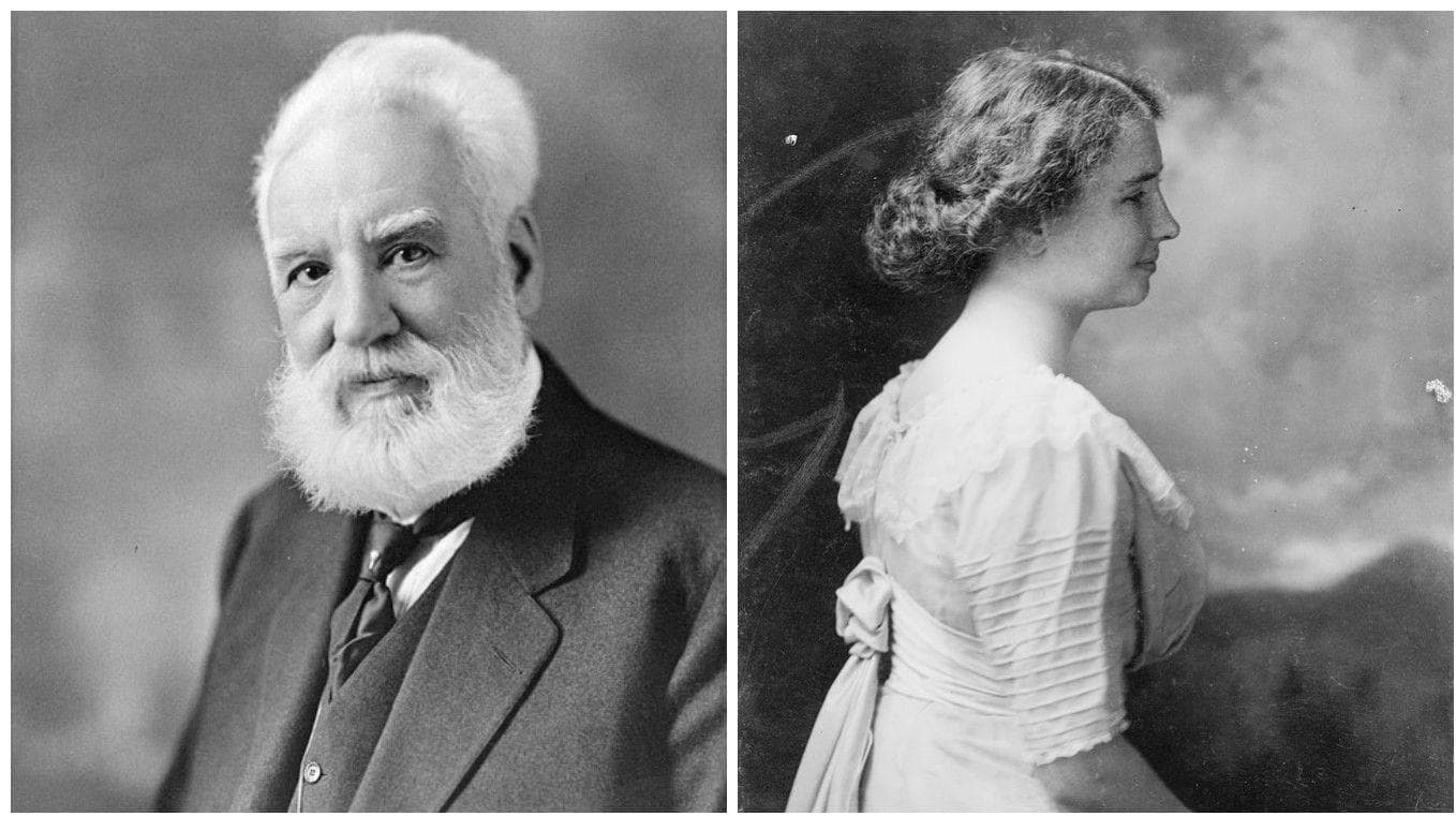 Alexander Graham Bell And Helen Keller