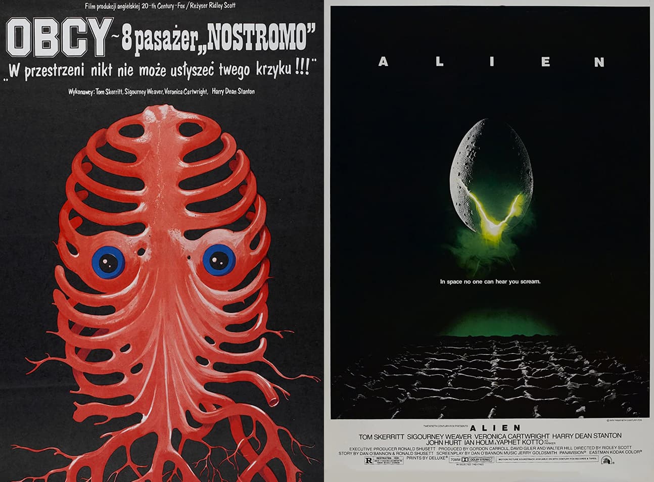 Polish Horror Movie Posters Vs. Their American Counterparts