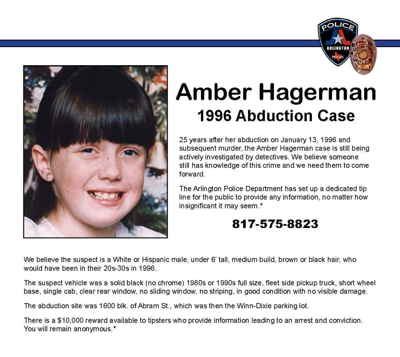 Who Abducted Amber Hagerman?