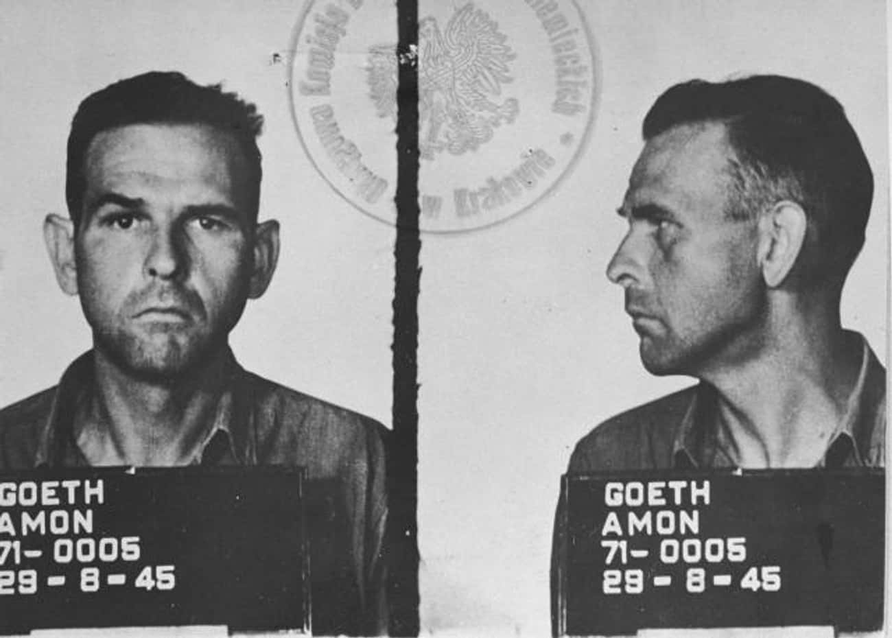 Amon Göth Oversaw A Concentration Camp And Was Hanged