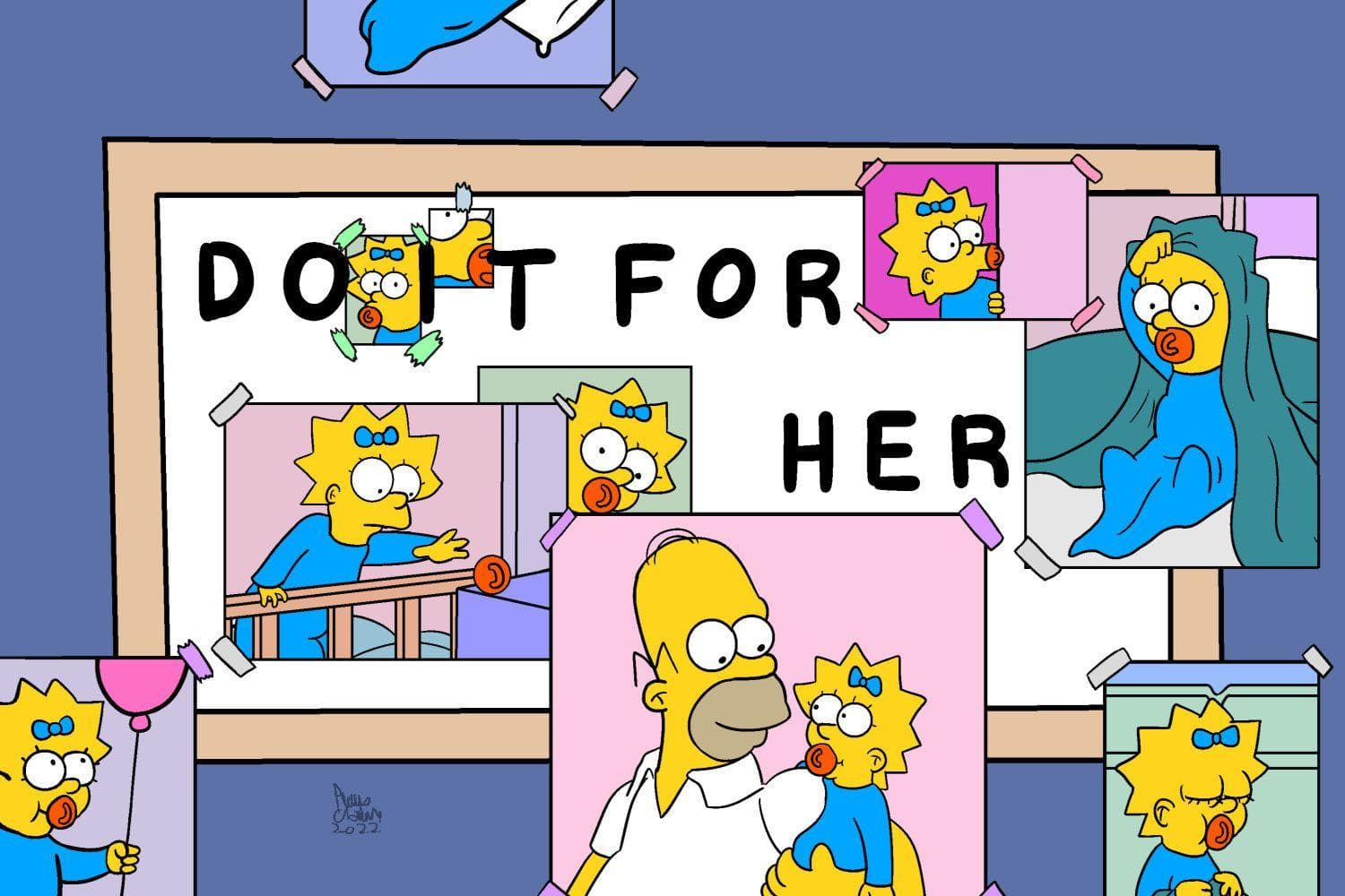 'And Maggie Makes Three' Ends With Homer Using Pictures Of His Newest Daughter To Motivate Him Through His Soul-Destroying Job