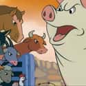1954   Animal Farm is a 1954 British animated drama film by Halas and Batchelor, based on the book Animal Farm by George Orwell. It was the first British animated feature to be released.