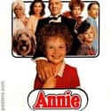 Tim Curry, Bernadette Peters, Greta Garbo   Annie is a 1982 American musical comedy-drama film adapted from Broadway musical of the same name by Charles Strouse, Martin Charnin and Thomas Meehan, which in turn is based on Little Orphan...