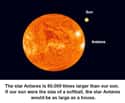 Antares on Random Brightest Stars in the Sky