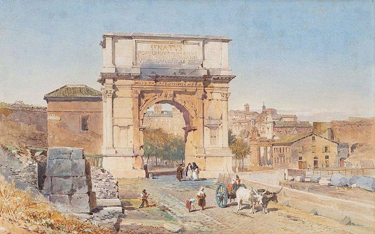 The Arch Of Titus Commemorated The Jewish-Roman Wars, But Jews Were Forbidden To Pass Beneath It