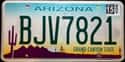 Arizona on Random State License Plate Designs