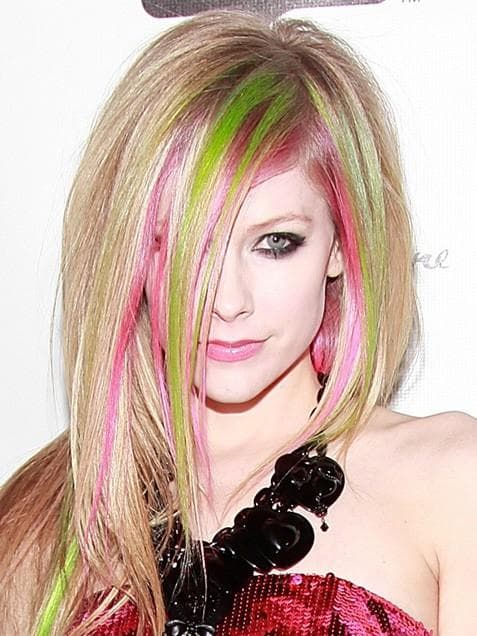 Celebrities with Colorful Hair | List of Hot Women with Rainbow Colored
