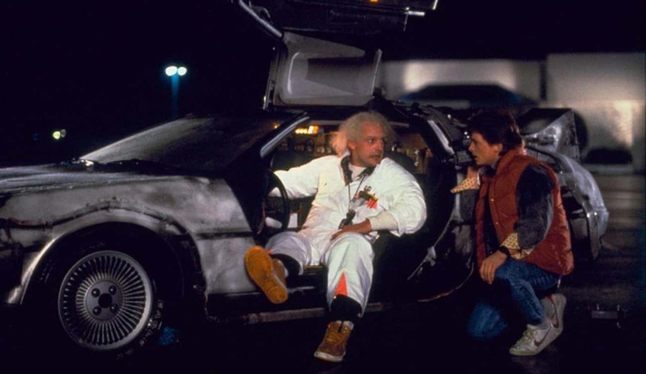 Doc Brown's Modified DeLorean In 'Back to the Future'