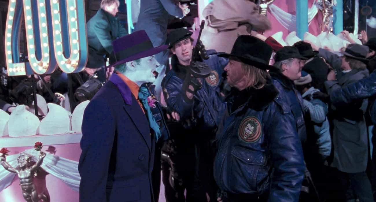 In ‘Batman’ (1989), The Joker Asks His Sidekick Bob For A Gun And Immediately Shoots Him With It