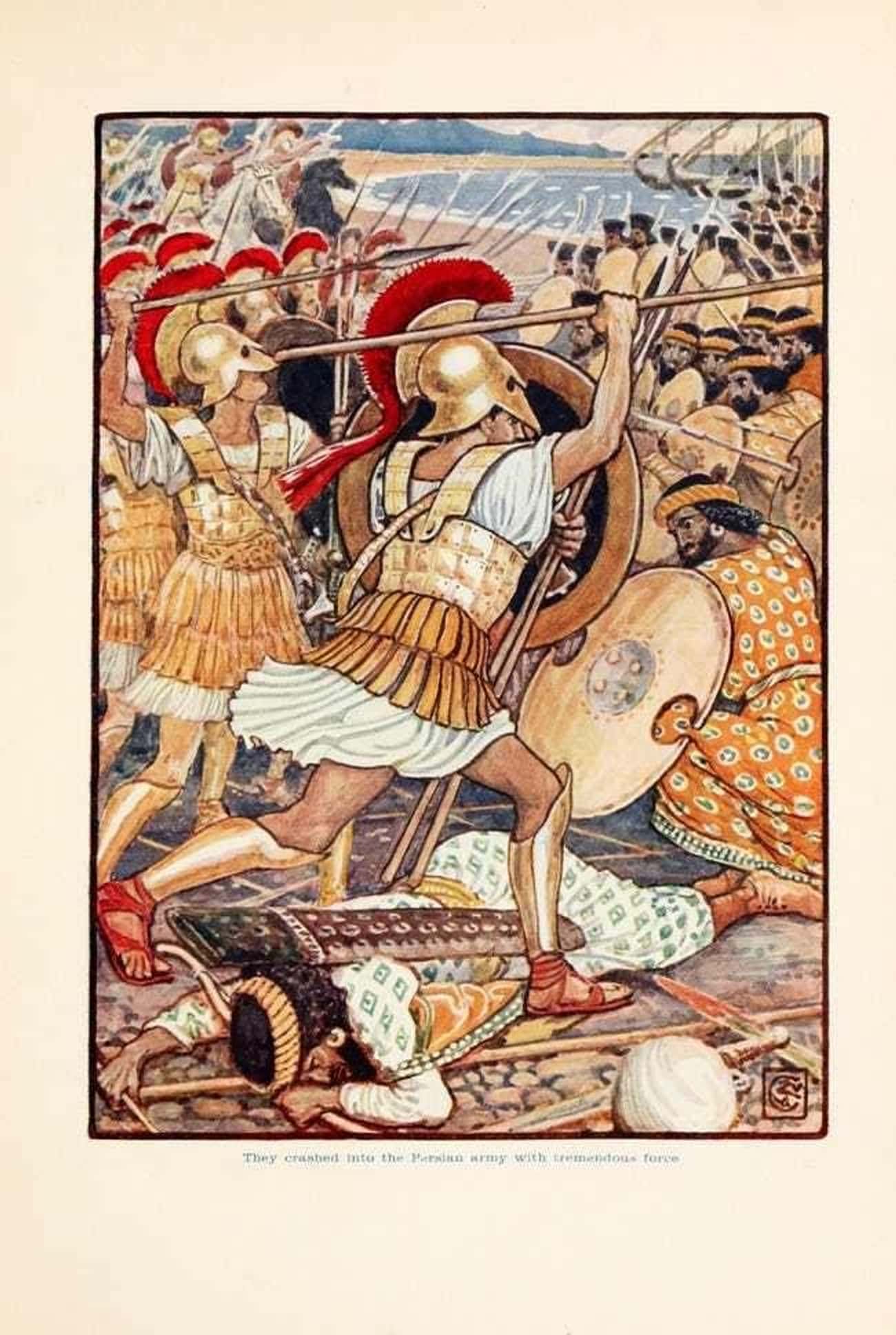 The Battle Of Marathon, The First Persian War, 490 BCE