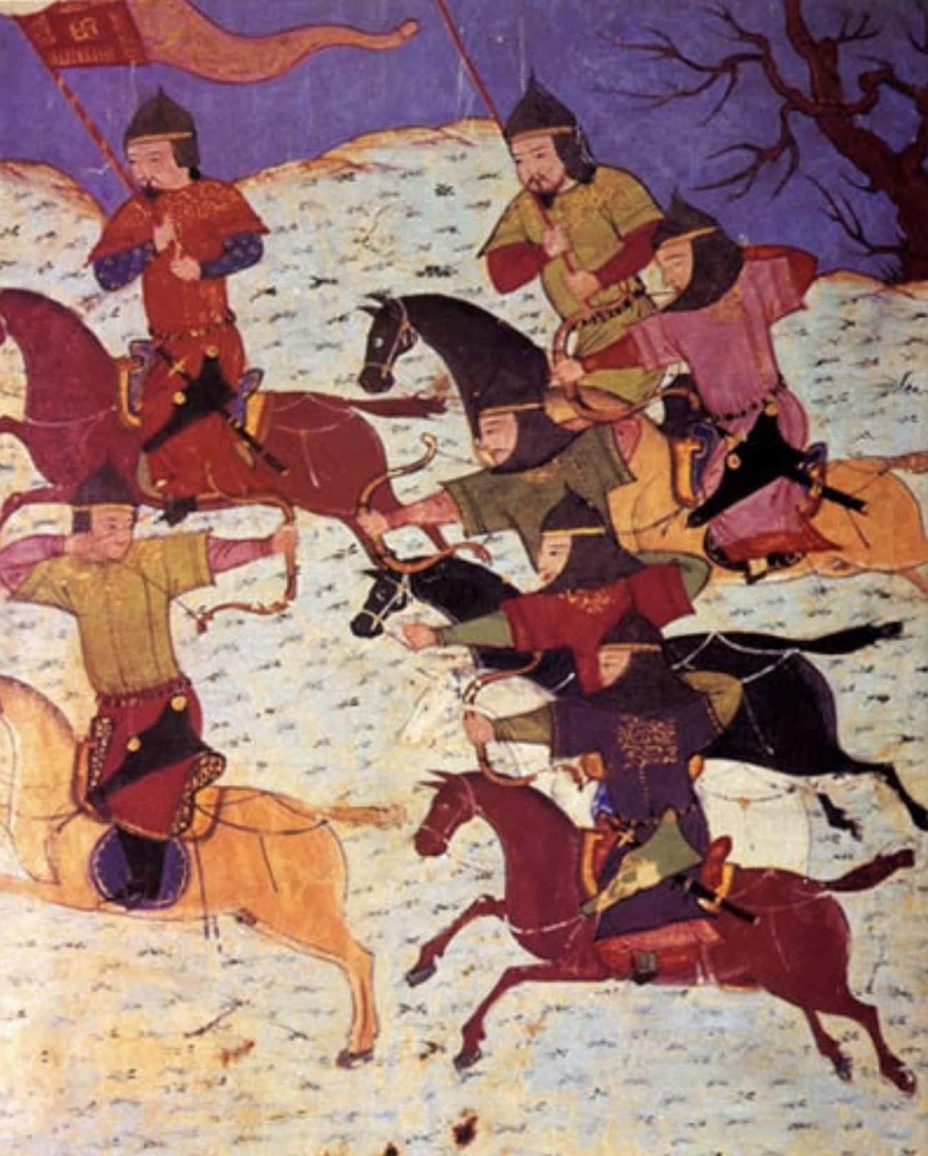 After The Battle Of The Kalka River, The Mongols Feasted Over Their Buried Enemies, Who Were Still Alive