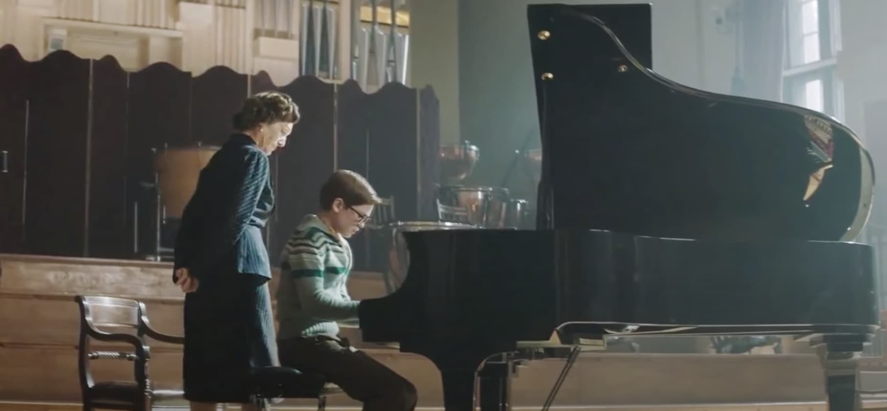 In 'Rocketman,' 11-Year-Old Elton John Really Did Play Back Four Pages Of A Handel Piece From Memory After Hearing An Instructor Play It Once