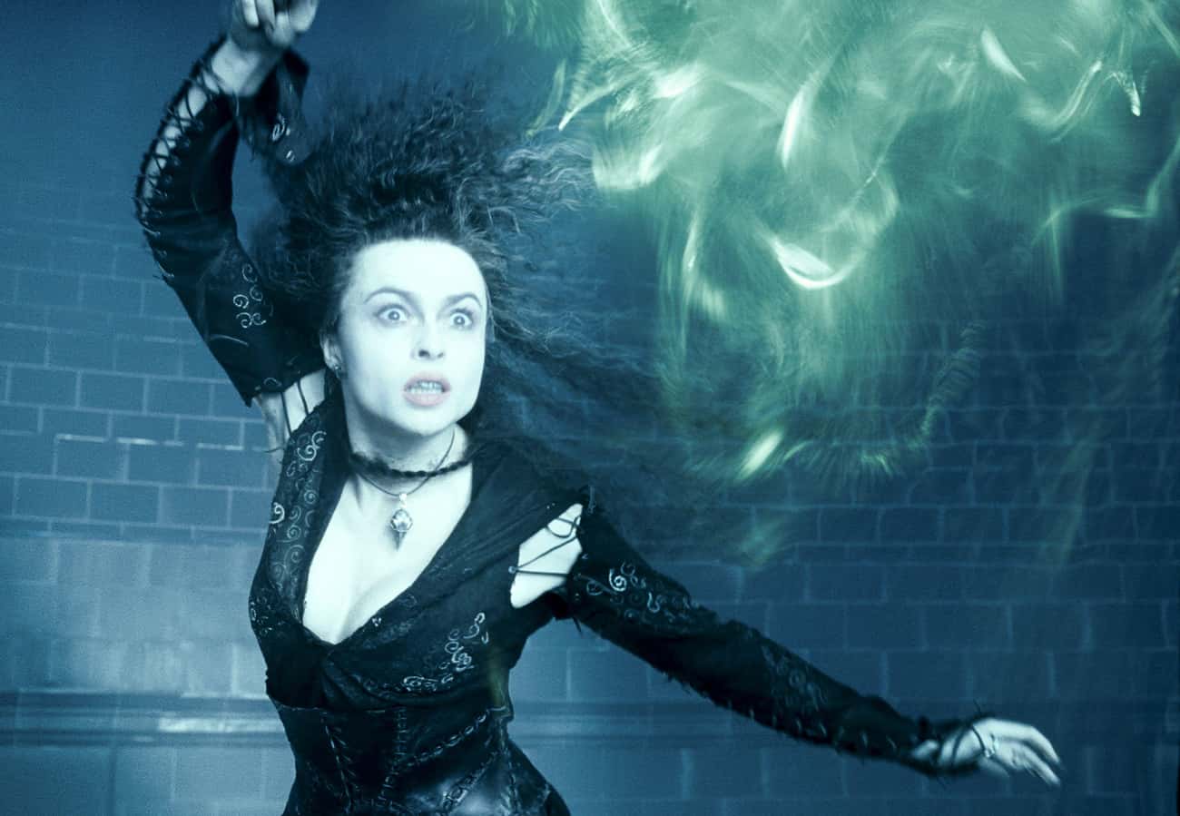 Bellatrix Lestrange Threw A Blade Through Dobby