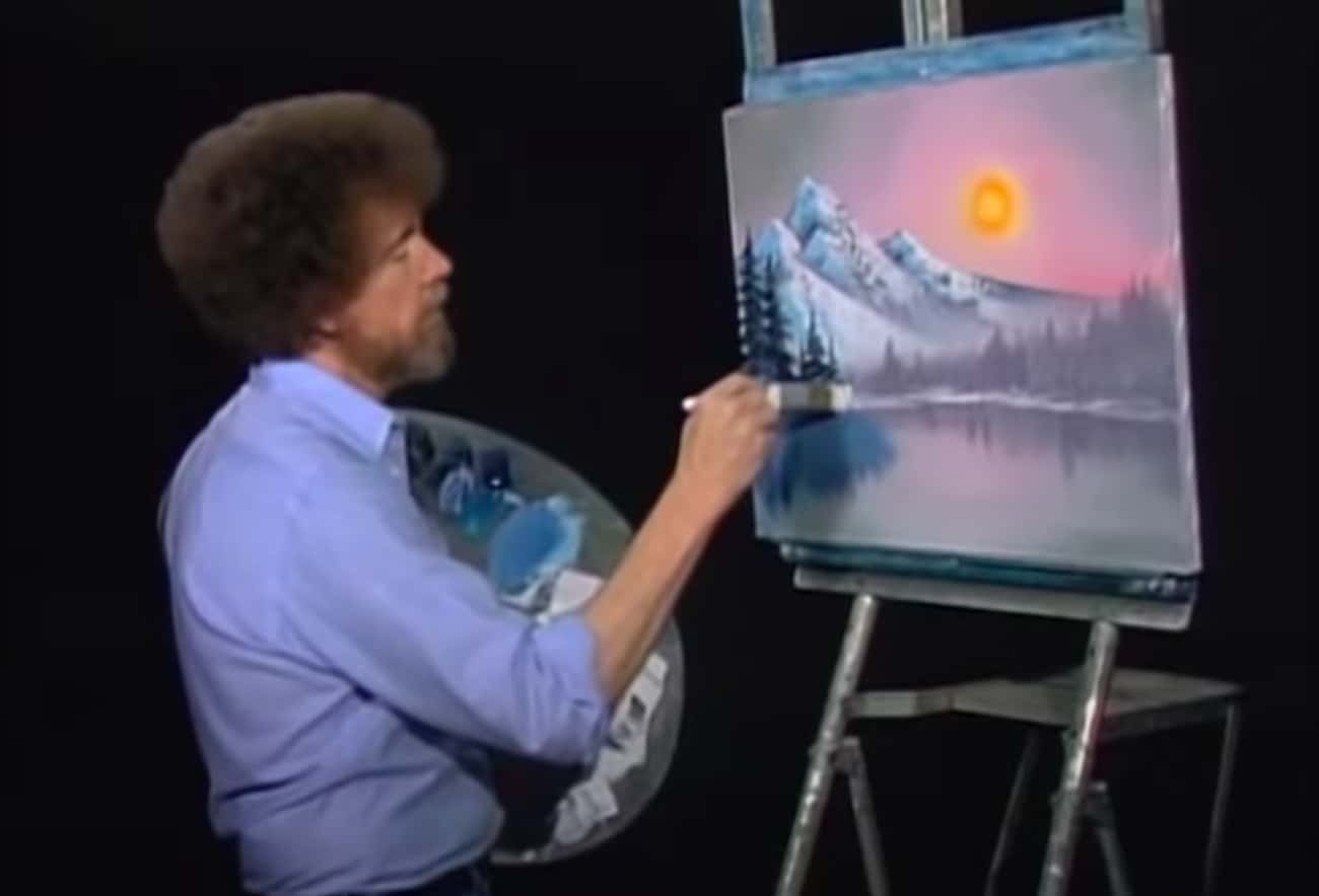 Bob Ross Was A Master Sergeant In The Air Force Before Teaching America About 'The Joy Of Painting'