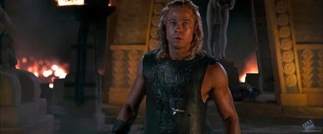 Brad Pitt Tore His Achilles While Playing Achilles In 'Troy'