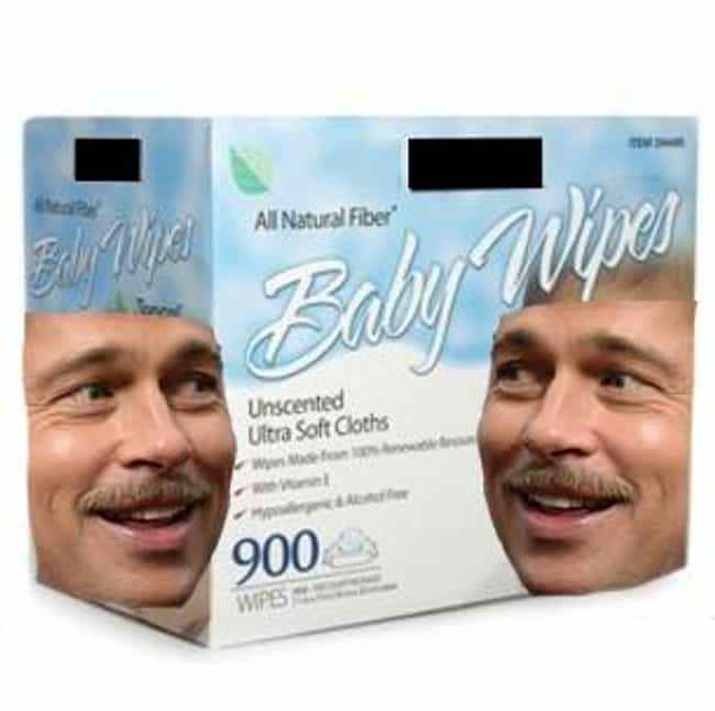 Brad Pitt Sees No Reason to Shower When He Can Just Use Baby Wipes