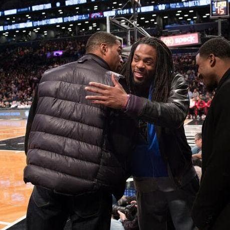 Celebrity Nets Fans Celebrities at Brooklyn Net Games