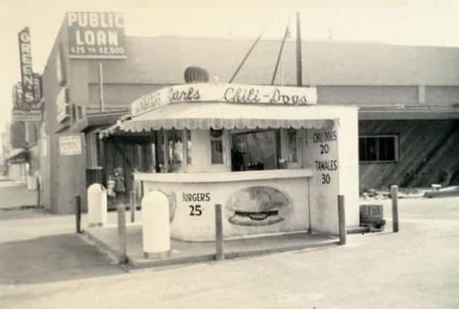 First Carl's Jr Hot Dog Stand in Anaheim, Ca, 1941