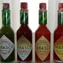 Tabasco sauce on Random Delicious Foods to Eat Before They Go Extinct