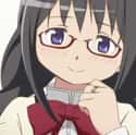 Homura Akemi on Random Best Anime Girls Who Wear Glasses