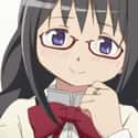 Homura Akemi on Random Best Anime Girls Who Wear Glasses