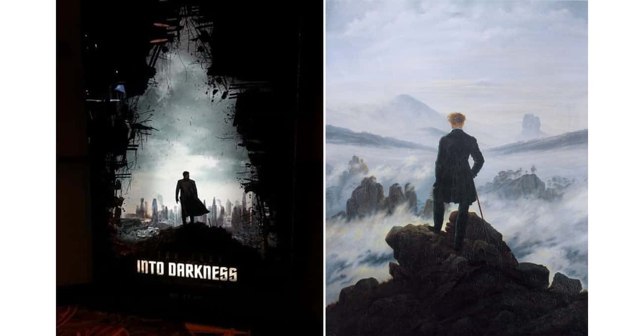 'Star Trek Into Darkness' Vs. 'Wanderer Above The Sea Of Fog' By Caspar Friedrich 