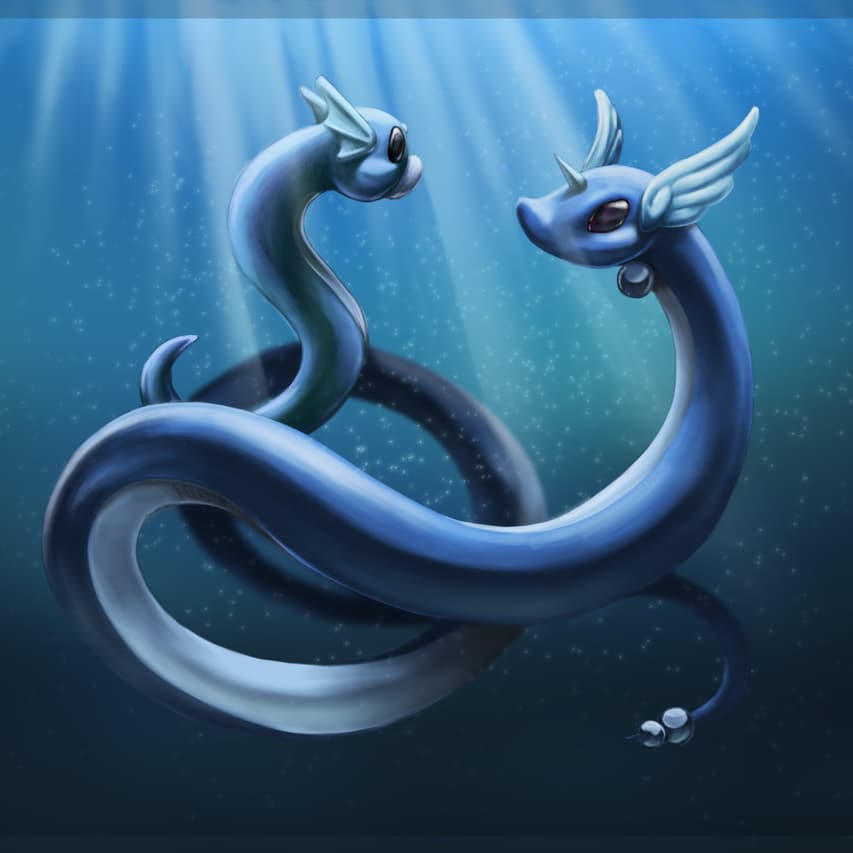 Dratini and Dragonair