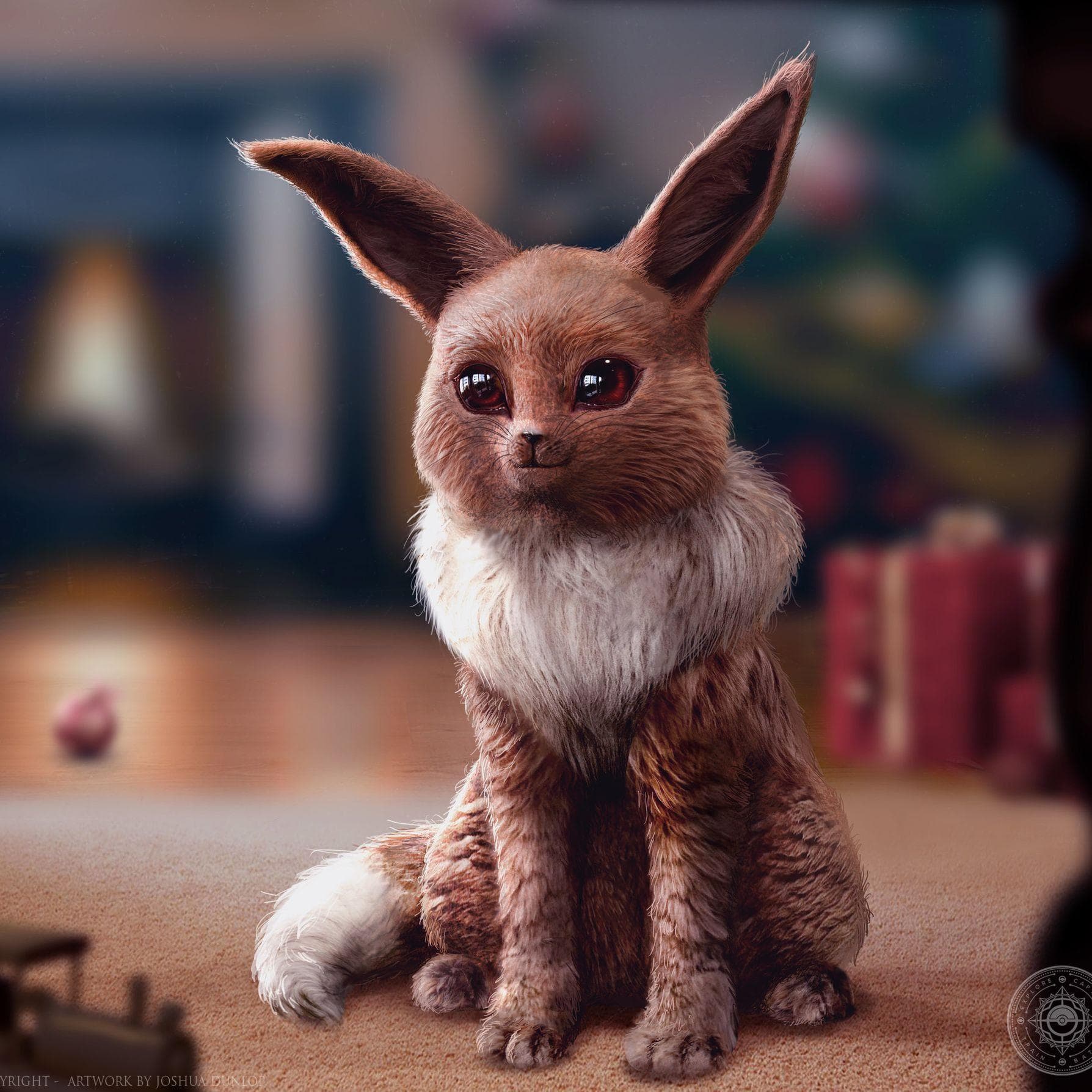 Eevee on Random 3D Pokemon Renders Created by This Artist Will Blow You Away