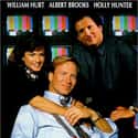 Jack Nicholson, John Cusack, Holly Hunter   Broadcast News is a 1987 romantic comedy-drama film written, produced and directed by James L. Brooks.