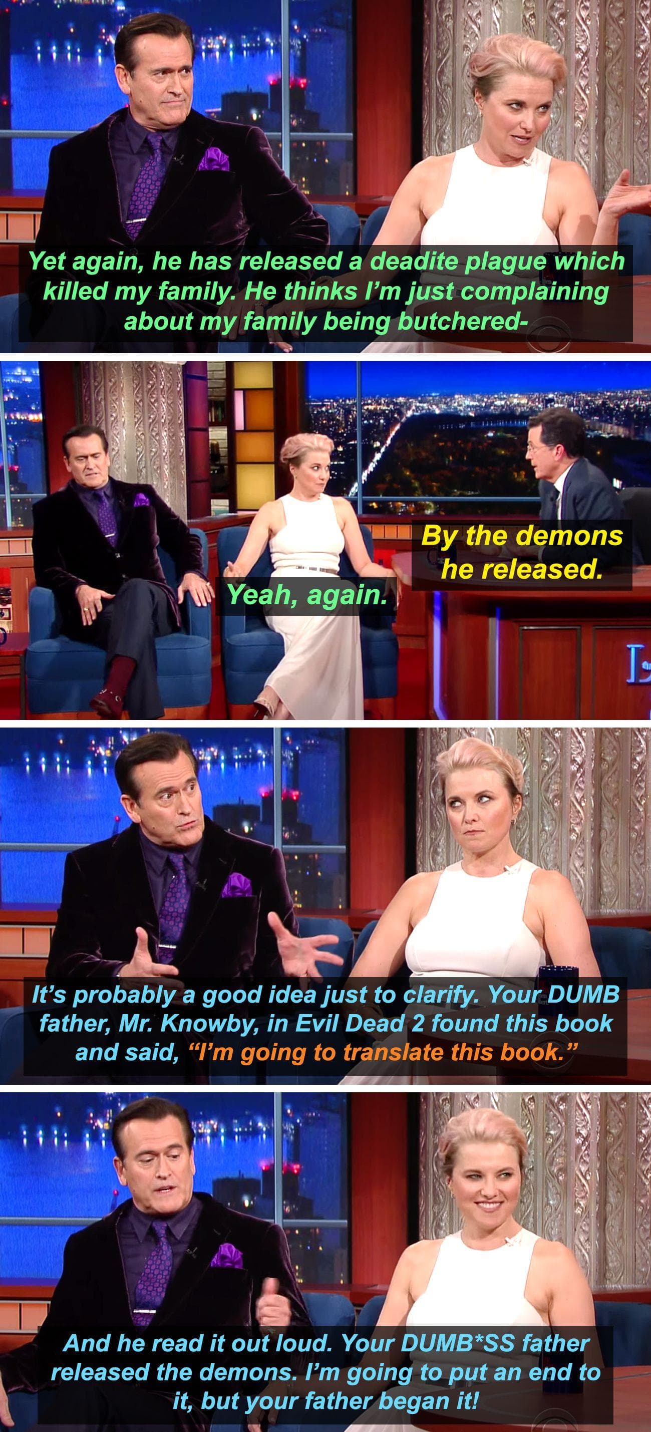 Bruce Campbell And Lucy Lawless Both Tell Their Sides Of The Story